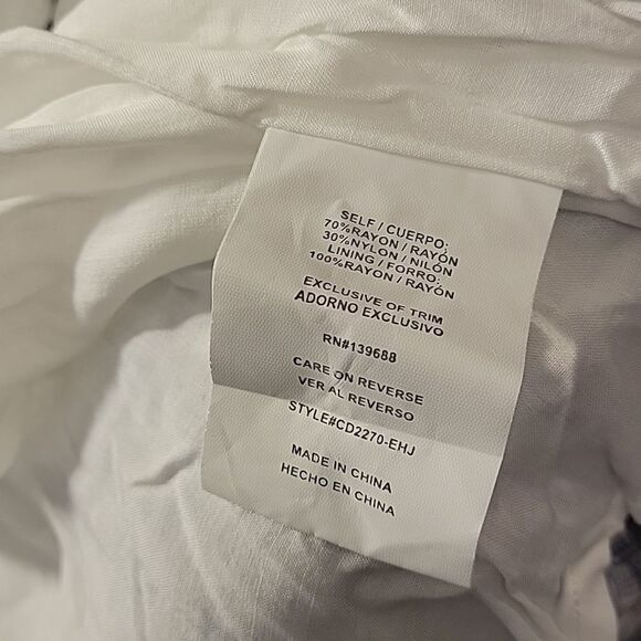 BRAND NEW COCO+JAMIESON GING-HAM  STRAPLESS  CUTOUT DESIGN DETAILS FRONT DRESS - Picture 15 of 15